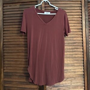 CJLA Women's V-Neck Short Sleeve Top